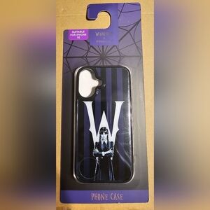Wednesday Addams Black Phone Case for iPhone 16